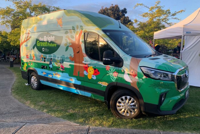 Our Bright Green Future Education Electric Van